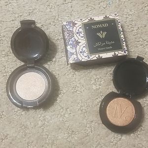 Eyeshadow and highlighter